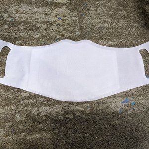 Face mask washable reusable (White)
